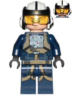 LEGO Minifigure -- U-Wing Pilot (75160)-Star Wars / Star Wars Rogue One -- SW0800 -- Creative Brick Builders